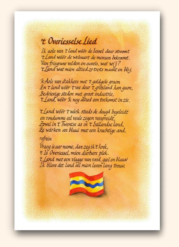 Overiessels Lied, 2011